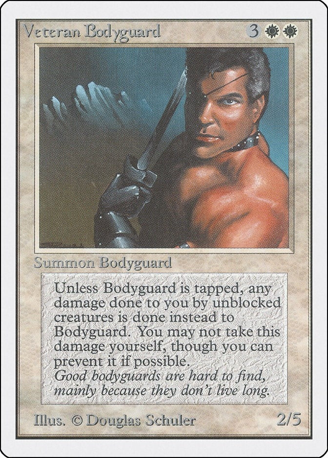 Image for Veteran Bodyguard [Unlimited Edition] - Magic: The Gathering