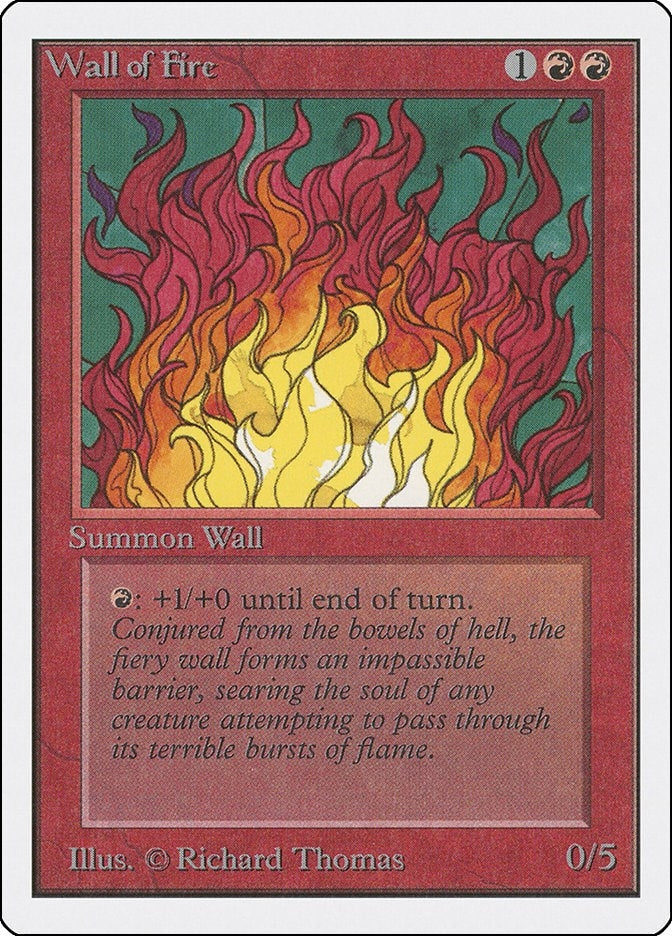 Image for Wall of Fire [Unlimited Edition] - Magic: The Gathering