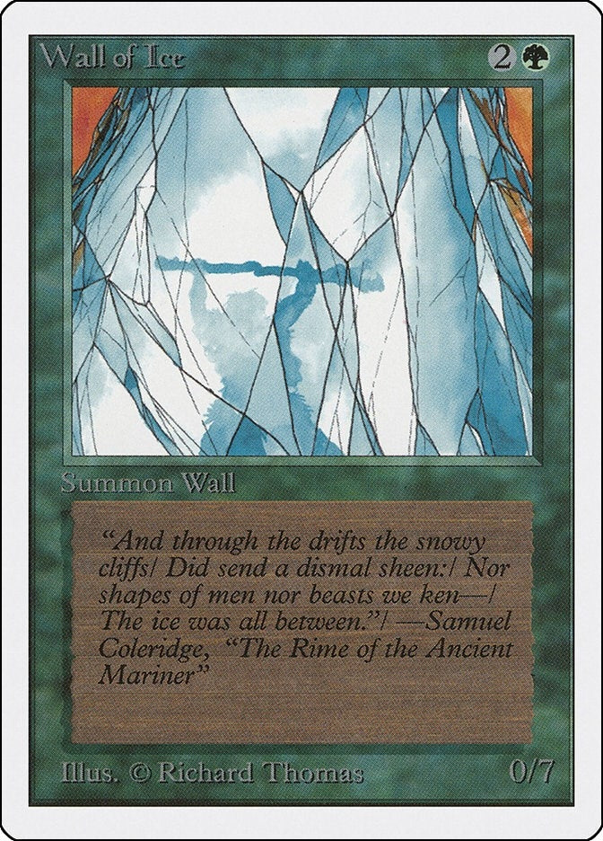 Image for Wall of Ice [Unlimited Edition] - Magic: The Gathering