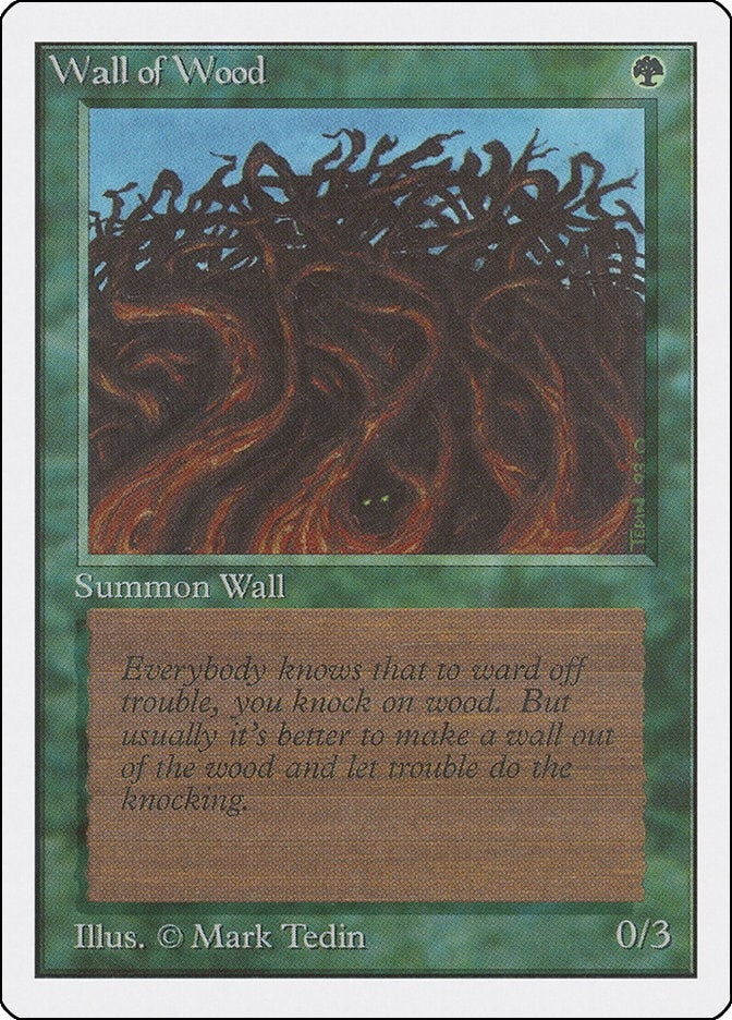 Image for Wall of Wood [Unlimited Edition] - Magic: The Gathering
