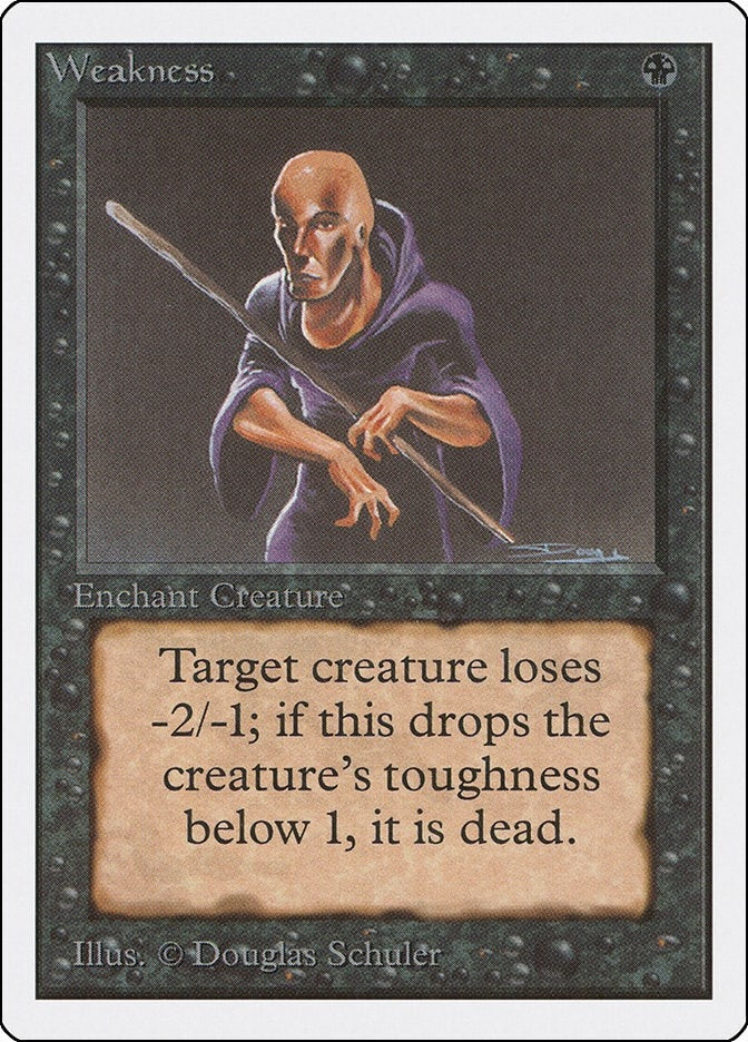 Image for Weakness [Unlimited Edition] - Magic: The Gathering
