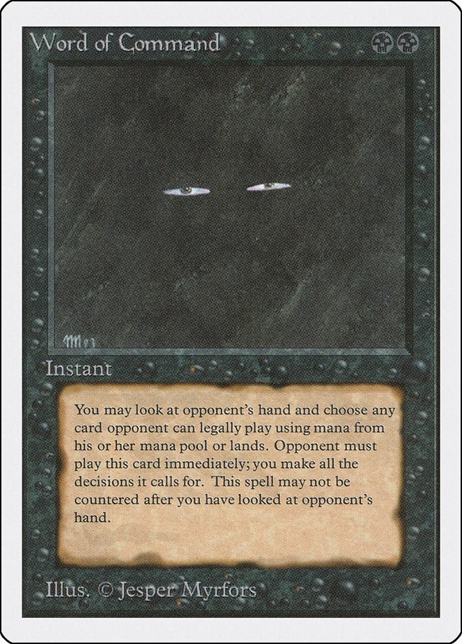 Image for Word of Command [Unlimited Edition] - Magic: The Gathering