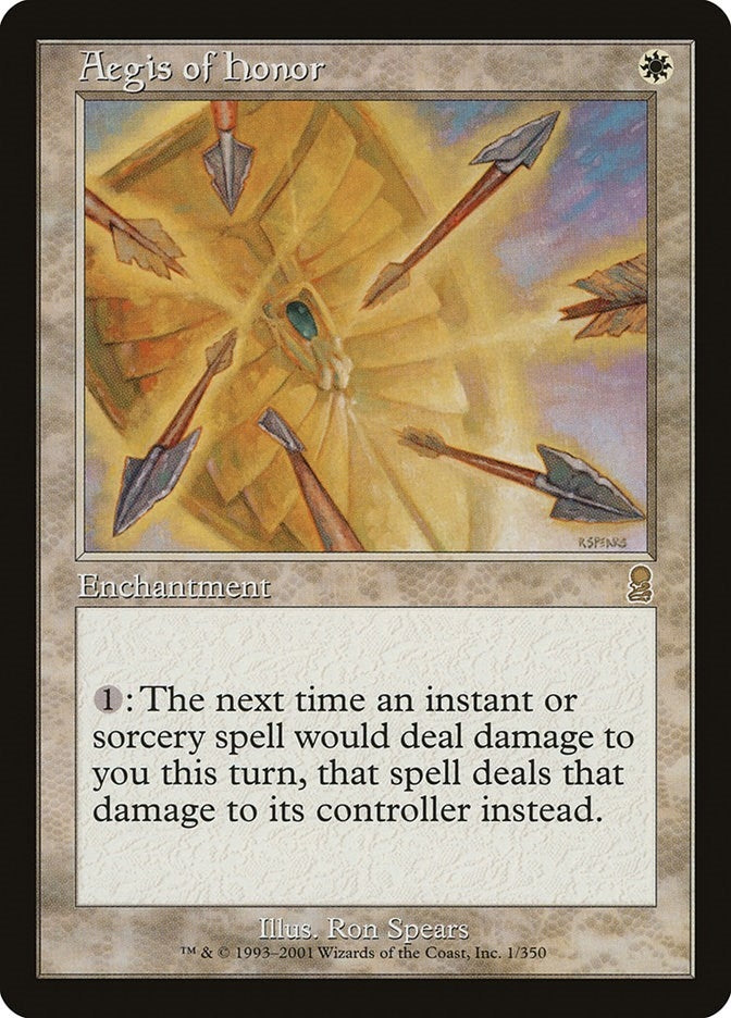 Image for Aegis of Honor (1) [Odyssey] - Magic: The Gathering