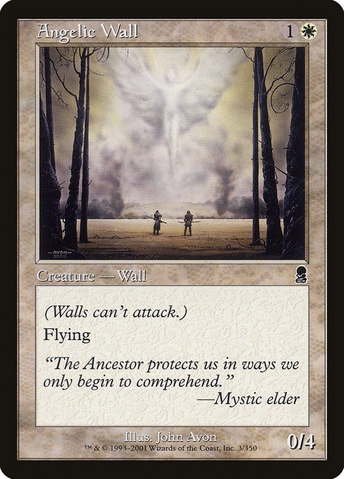 Image for Angelic Wall (3) [Odyssey] - Magic: The Gathering