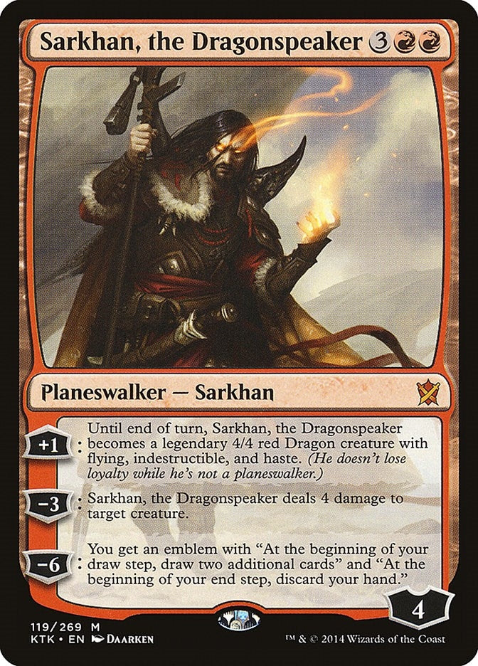 Image for Sarkhan, the Dragonspeaker (119) [Khans of Tarkir] - Magic: The Gathering