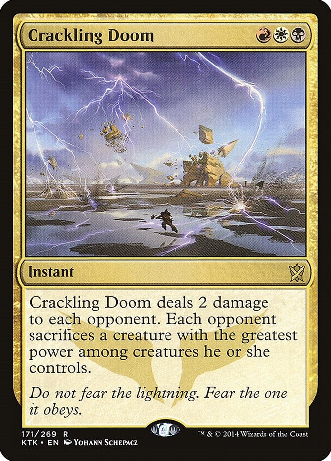 Image for Crackling Doom (171) [Khans of Tarkir] - Magic: The Gathering