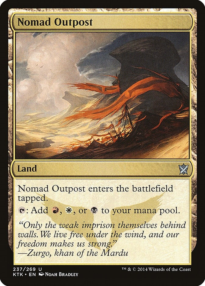 Image for Nomad Outpost (237) [Khans of Tarkir] - Magic: The Gathering