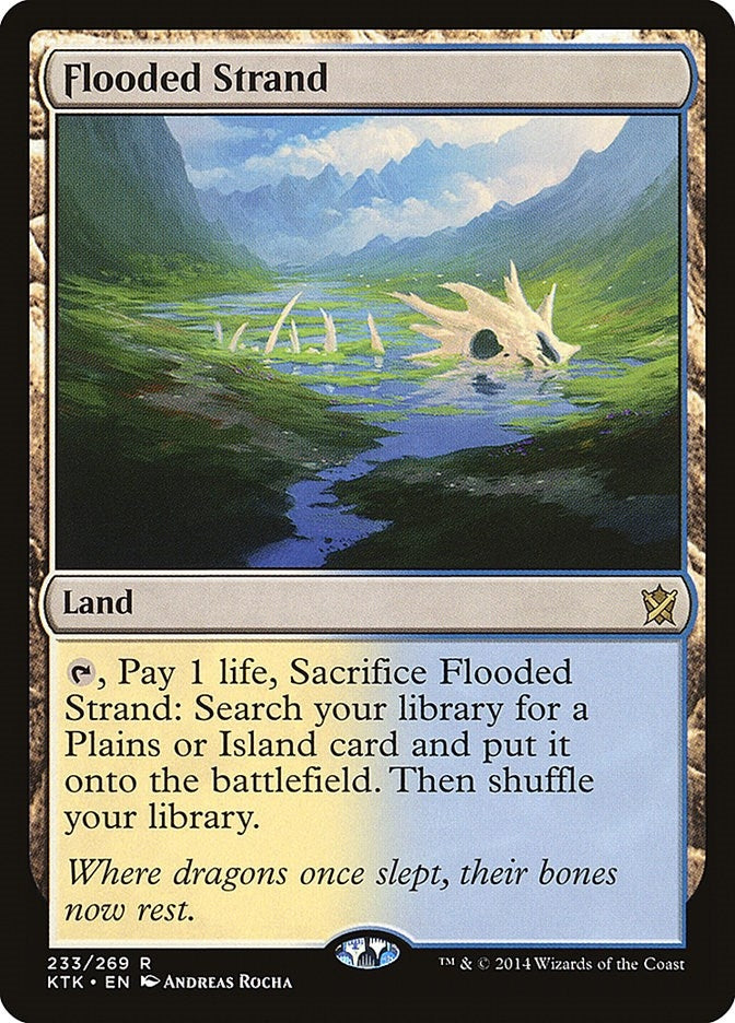 Image for Flooded Strand (233) [Khans of Tarkir] - Magic: The Gathering