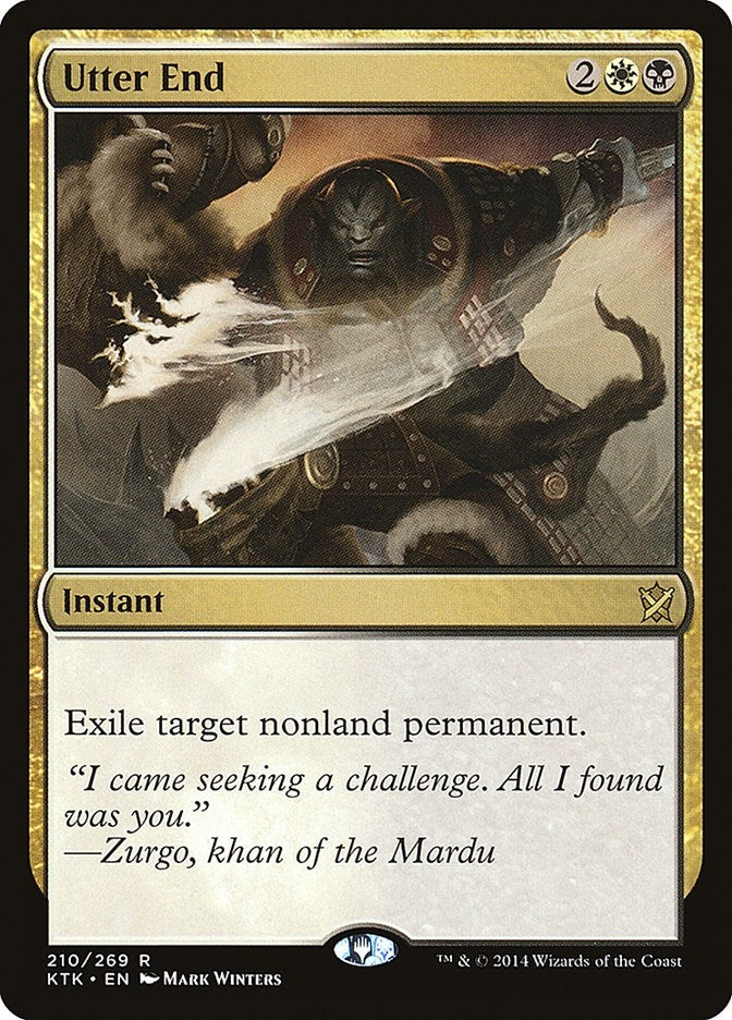 Image for Utter End (210) [Khans of Tarkir] - Magic: The Gathering