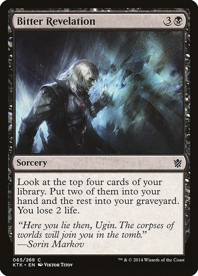 Image for Bitter Revelation (65) [Khans of Tarkir] - Magic: The Gathering