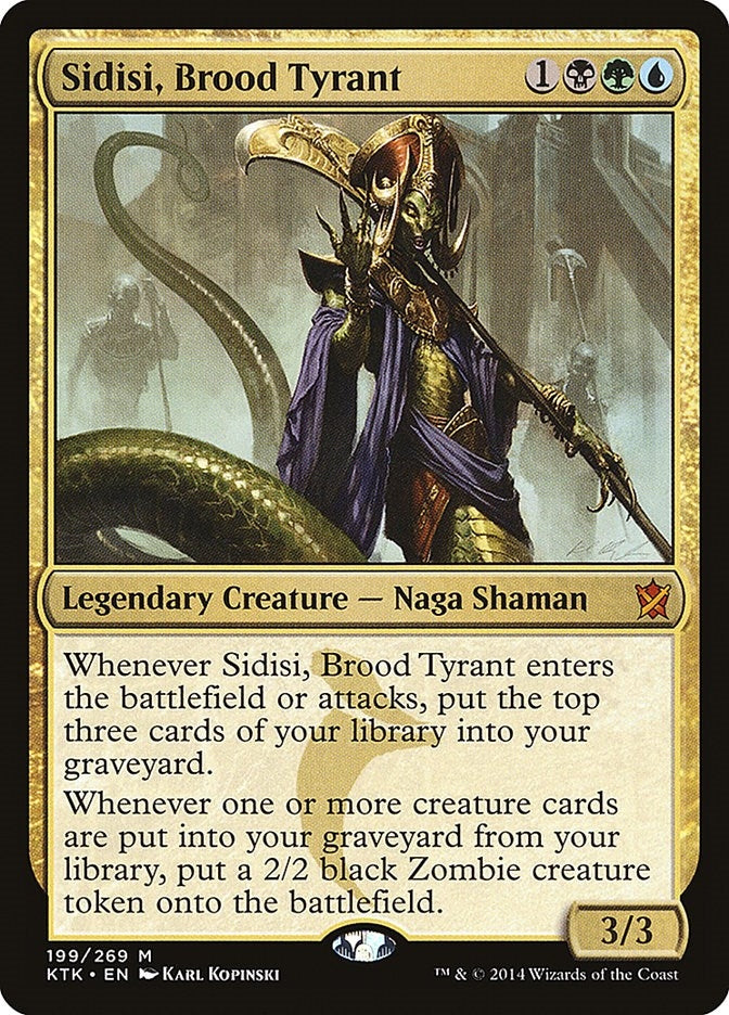 Image for Sidisi, Brood Tyrant (199) [Khans of Tarkir] - Magic: The Gathering