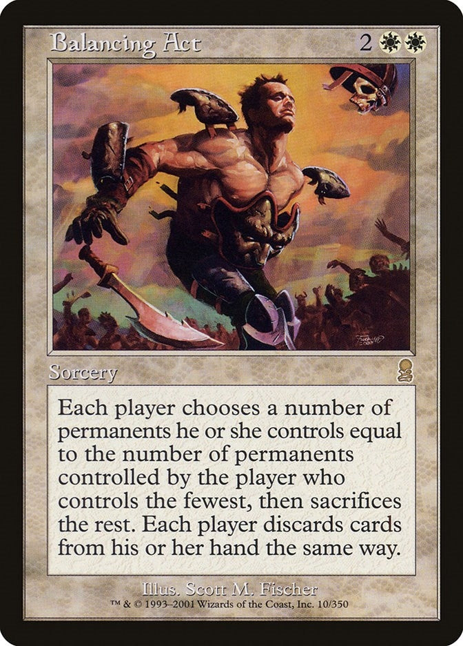 Image for Balancing Act (10) [Odyssey] - Magic: The Gathering