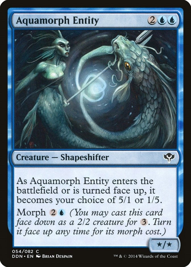 Image for Aquamorph Entity (54) [Speed vs. Cunning] - Magic: The Gathering
