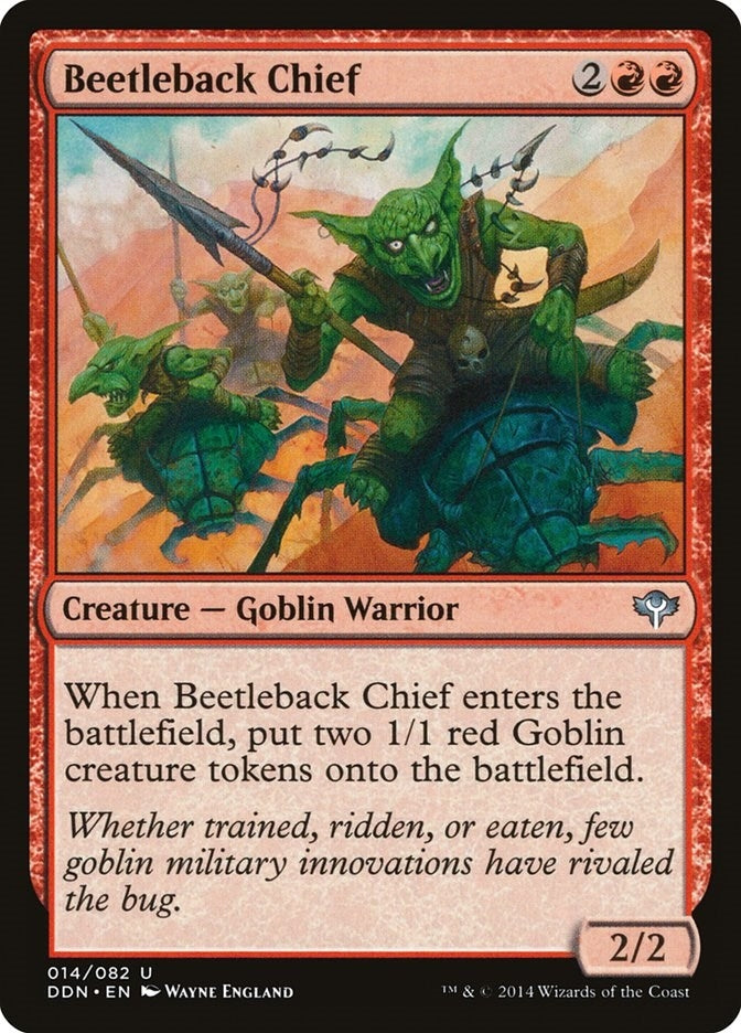 Image for Beetleback Chief (14) [Speed vs. Cunning] - Magic: The Gathering