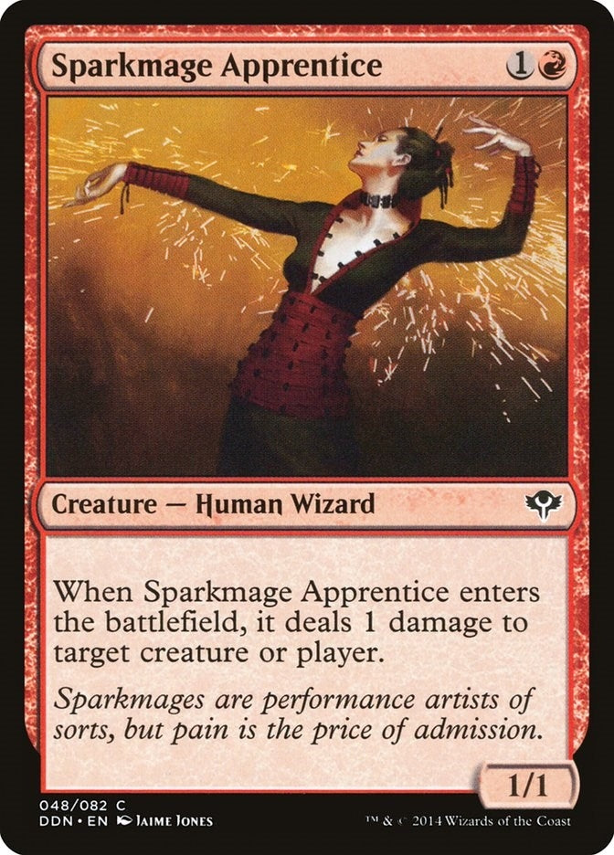 Image for Sparkmage Apprentice (48) [Speed vs. Cunning] - Magic: The Gathering