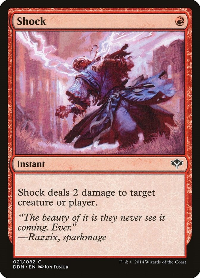 Image for Shock (21) [Speed vs. Cunning] - Magic: The Gathering