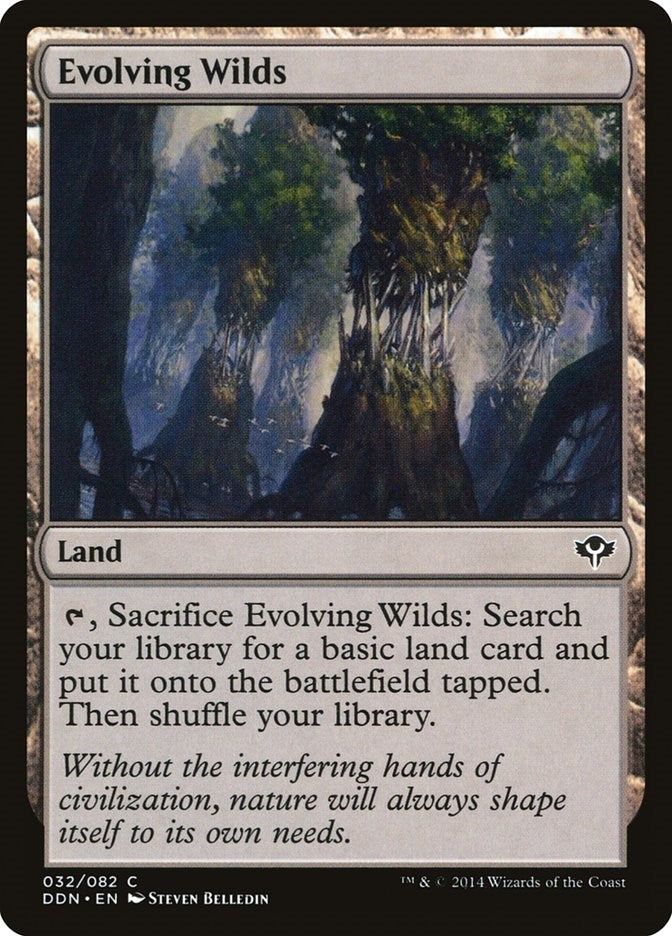 Image for Evolving Wilds (32) [Speed vs. Cunning] - Magic: The Gathering