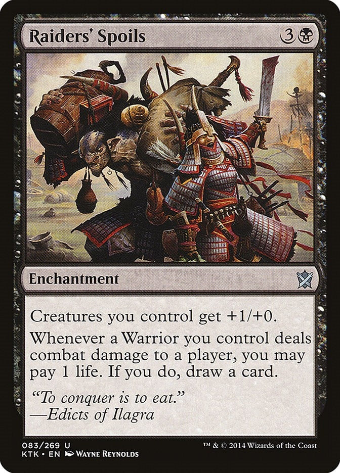 Image for Raiders' Spoils (83) [Khans of Tarkir] - Magic: The Gathering