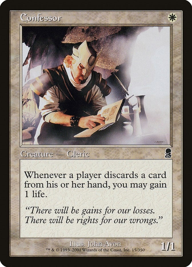Image for Confessor (15) [Odyssey] - Magic: The Gathering
