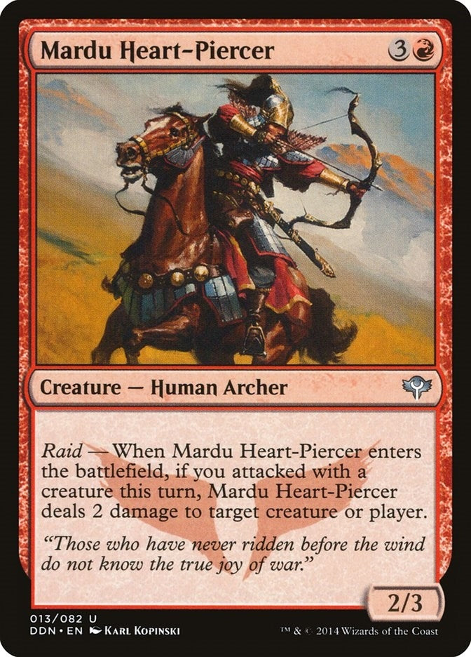 Image for Mardu Heart-Piercer (13) [Speed vs. Cunning] - Magic: The Gathering