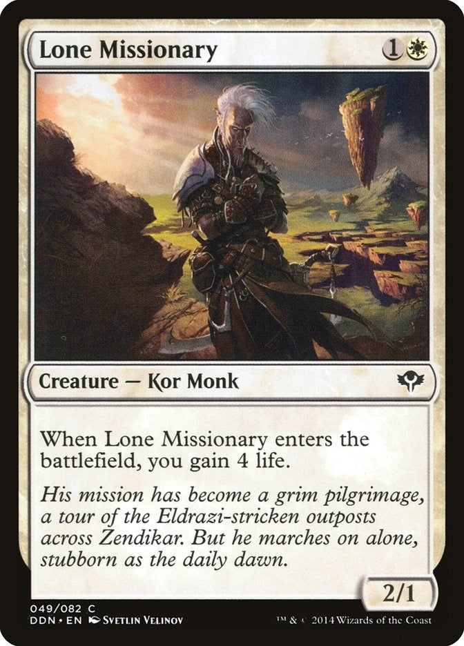 Image for Lone Missionary (49) [Speed vs. Cunning] - Magic: The Gathering