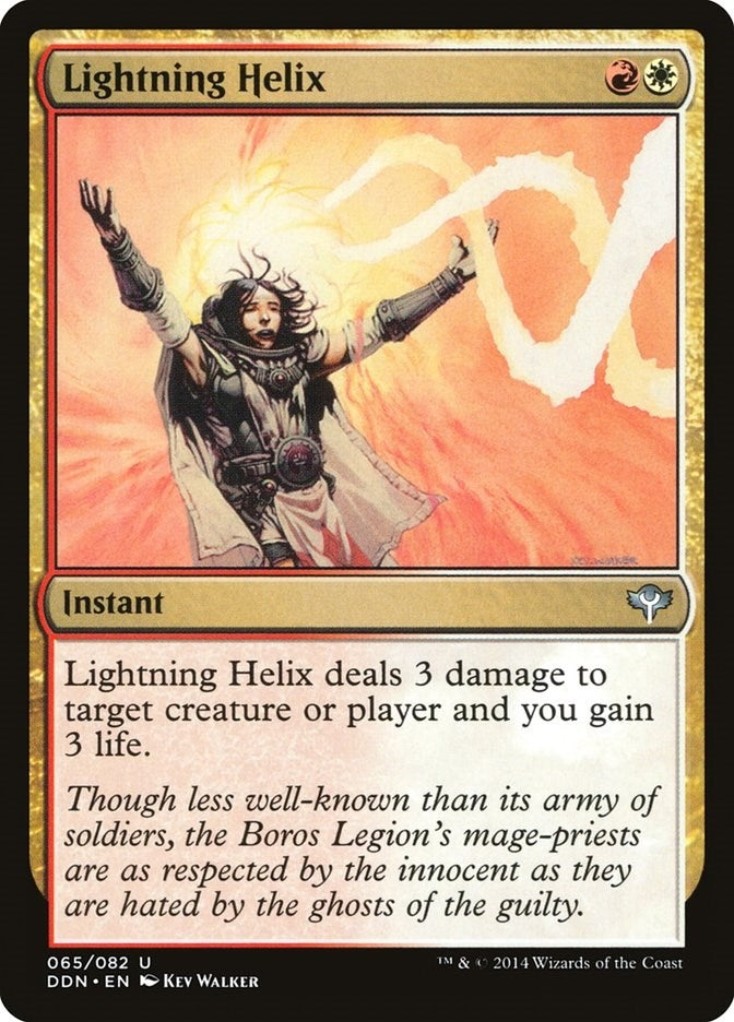 Image for Lightning Helix (65) [Speed vs. Cunning] - Magic: The Gathering