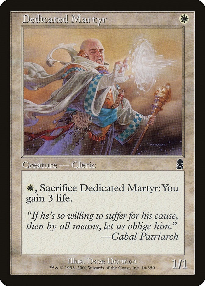 Image for Dedicated Martyr (16) [Odyssey] - Magic: The Gathering