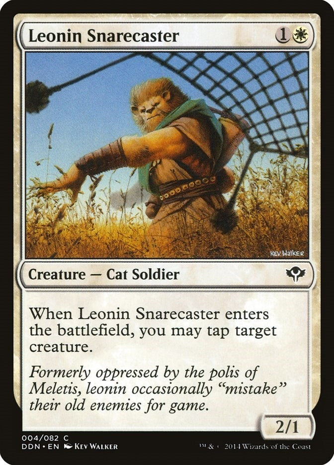 Image for Leonin Snarecaster (4) [Speed vs. Cunning] - Magic: The Gathering