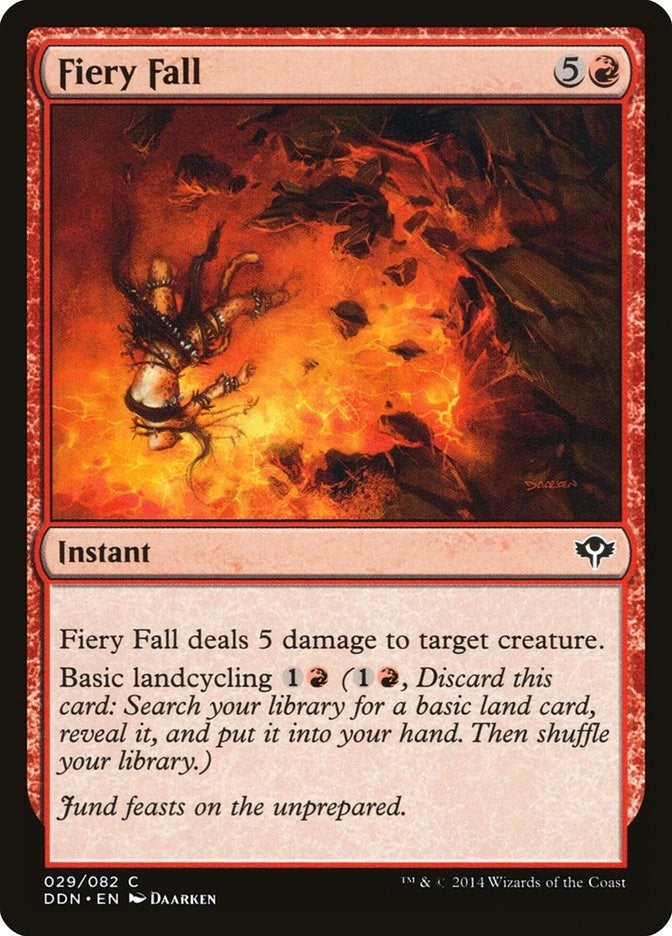 Image for Fiery Fall (29) [Speed vs. Cunning] - Magic: The Gathering