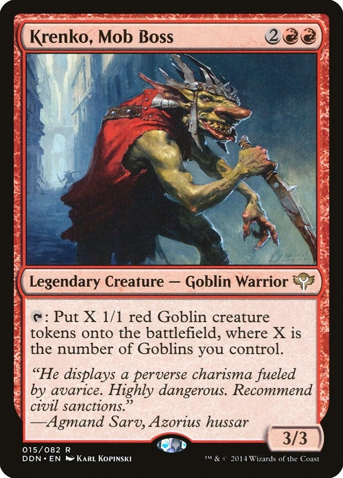 Image for Krenko, Mob Boss (15) [Speed vs. Cunning] - Magic: The Gathering