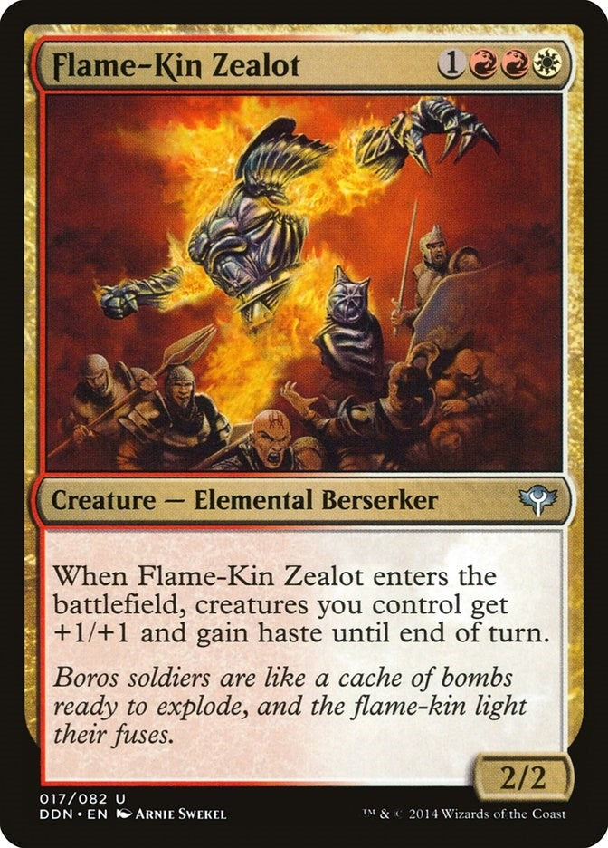 Image for Flame-Kin Zealot (17) [Speed vs. Cunning] - Magic: The Gathering