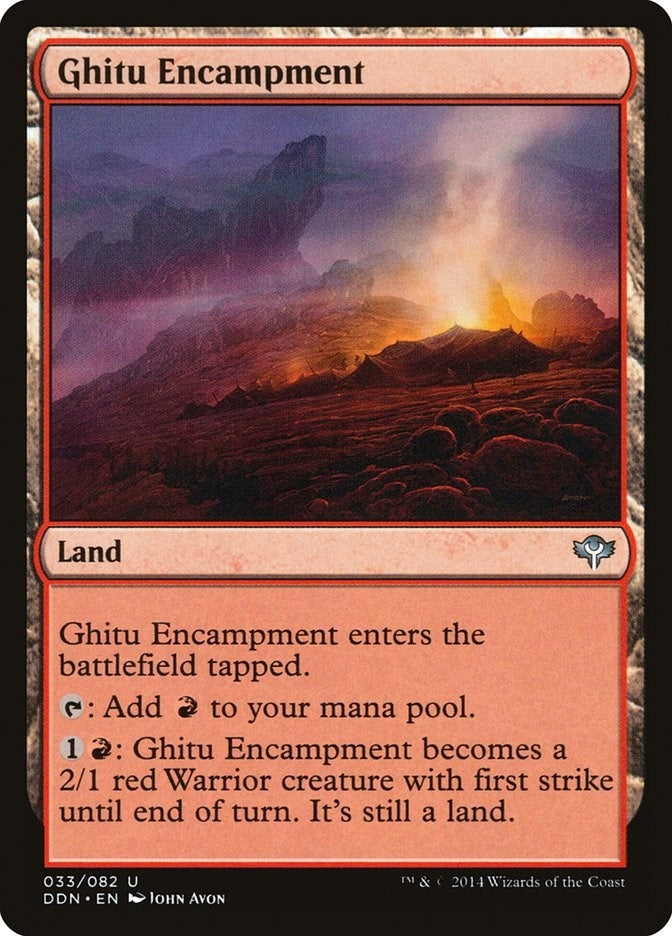 Image for Ghitu Encampment (33) [Speed vs. Cunning] - Magic: The Gathering