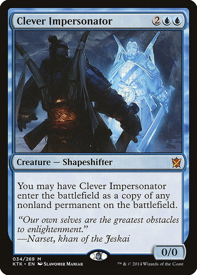 Image for Clever Impersonator (34) [Khans of Tarkir] - Magic: The Gathering