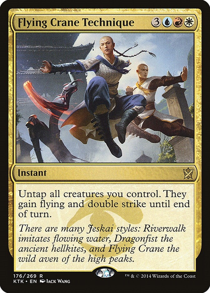 Image for Flying Crane Technique (176) [Khans of Tarkir] - Magic: The Gathering