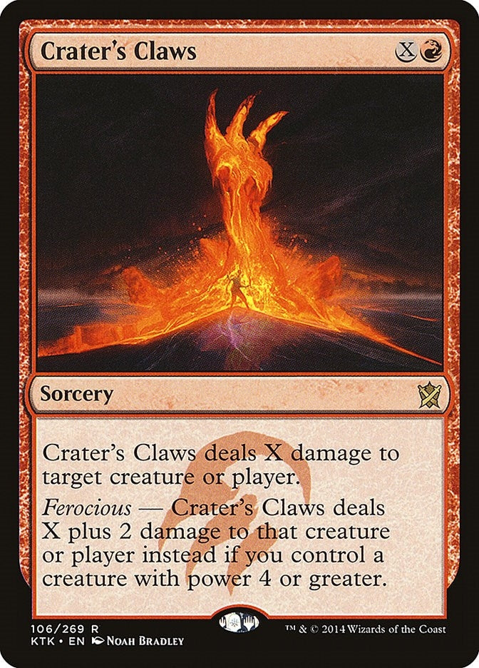 Image for Crater's Claws (106) [Khans of Tarkir] - Magic: The Gathering