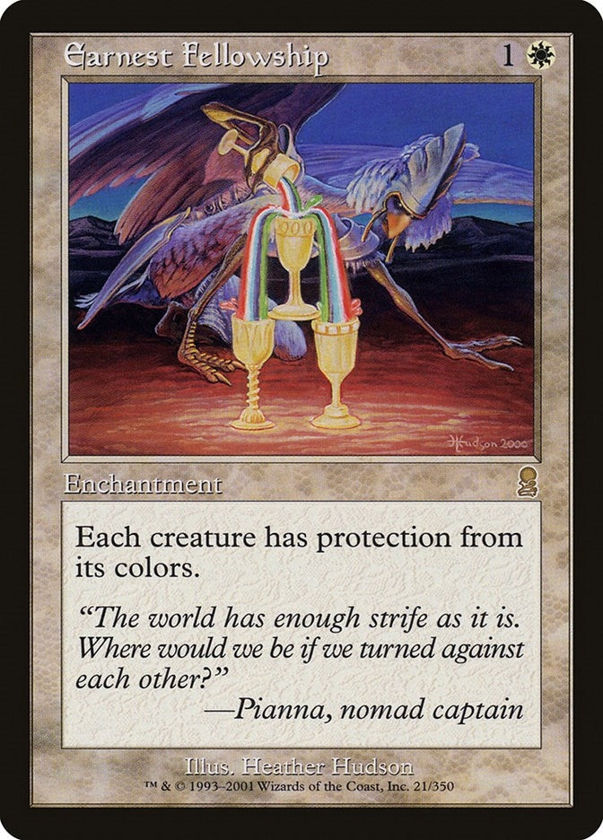 Image for Earnest Fellowship (21) [Odyssey] - Magic: The Gathering