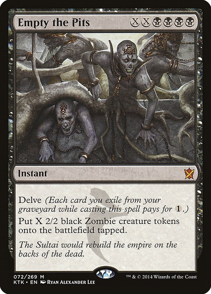 Image for Empty the Pits (72) [Khans of Tarkir] - Magic: The Gathering