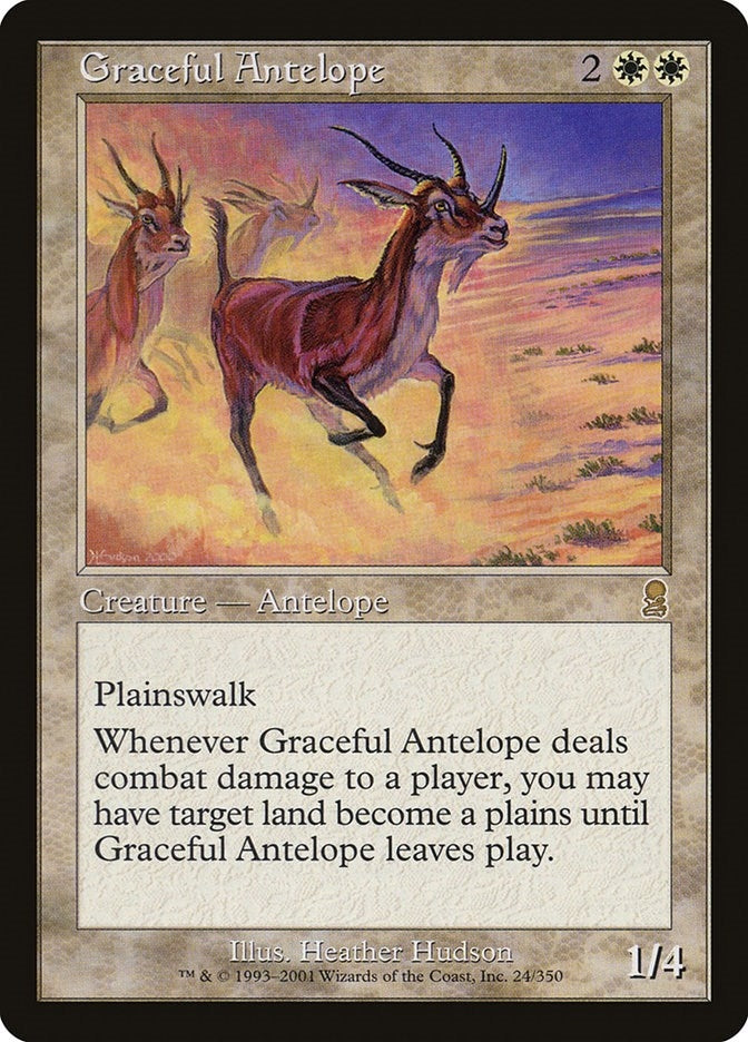 Image for Graceful Antelope (24) [Odyssey] - Magic: The Gathering
