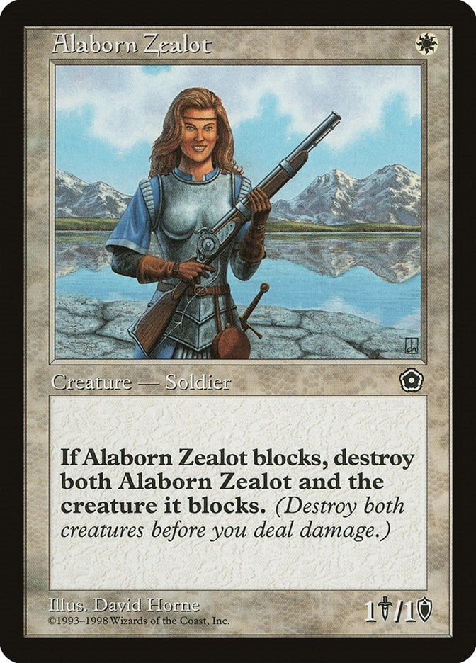 Image for Alaborn Zealot [Portal Second Age] - Magic: The Gathering