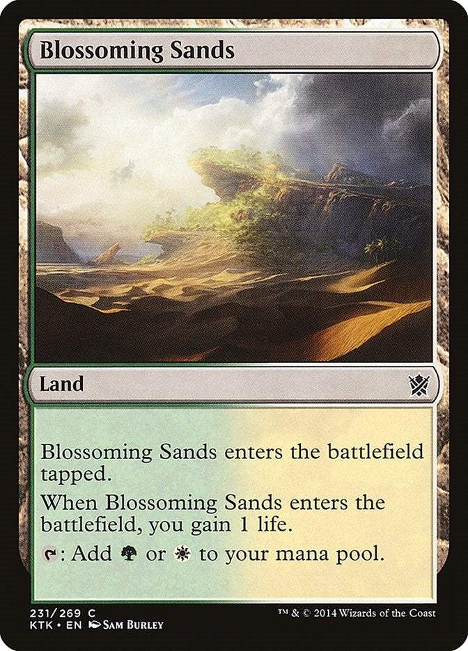 Image for Blossoming Sands (231) [Khans of Tarkir] - Magic: The Gathering