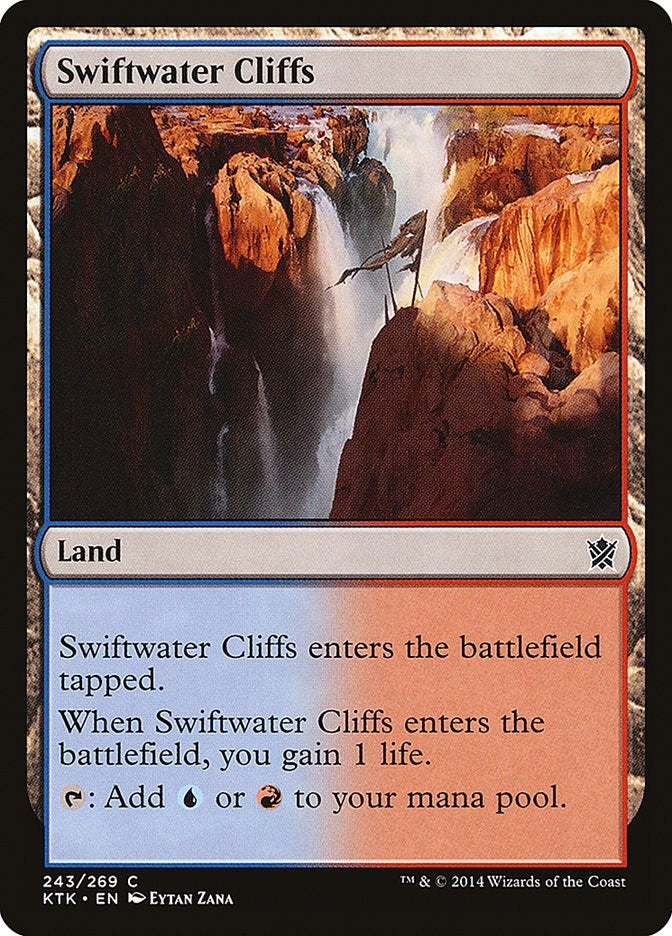 Image for Swiftwater Cliffs (243) [Khans of Tarkir] - Magic: The Gathering