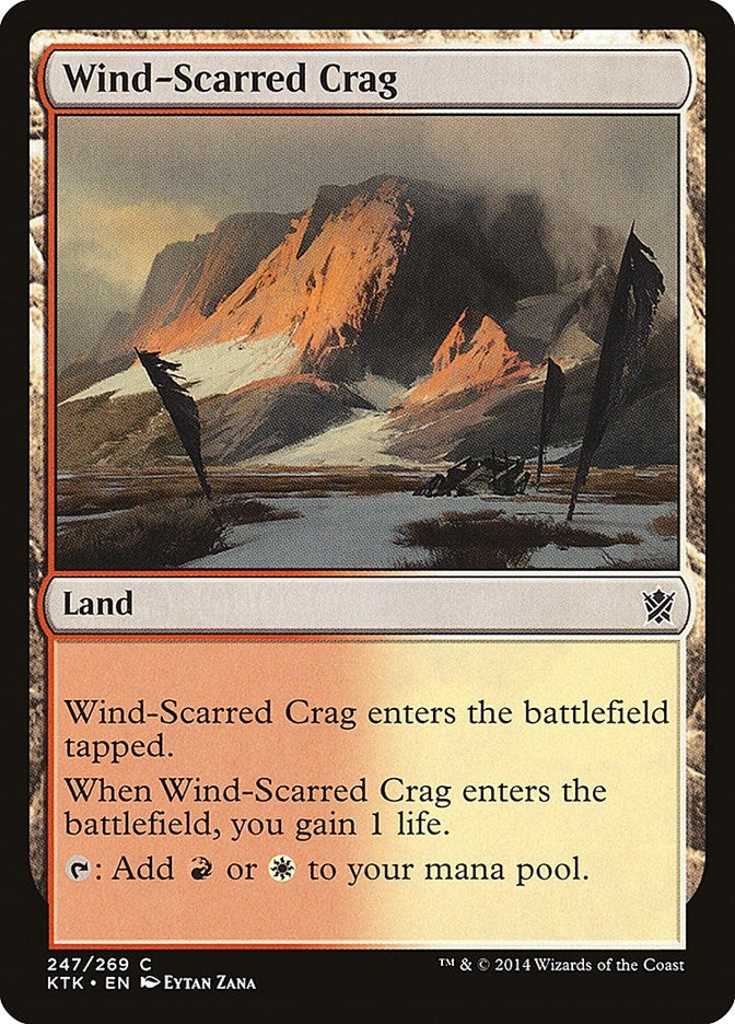 Image for Wind-Scarred Crag (247) [Khans of Tarkir] - Magic: The Gathering