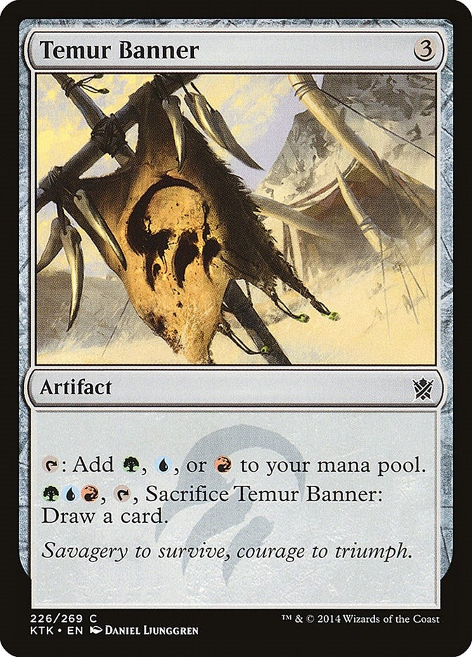 Image for Temur Banner (226) [Khans of Tarkir] - Magic: The Gathering