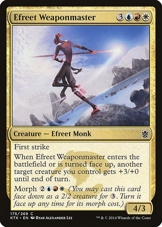 Image for Efreet Weaponmaster (175) [Khans of Tarkir] - Magic: The Gathering