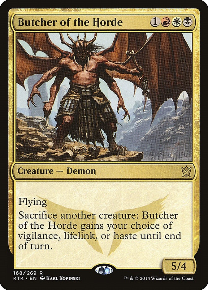Image for Butcher of the Horde (168) [Khans of Tarkir] - Magic: The Gathering