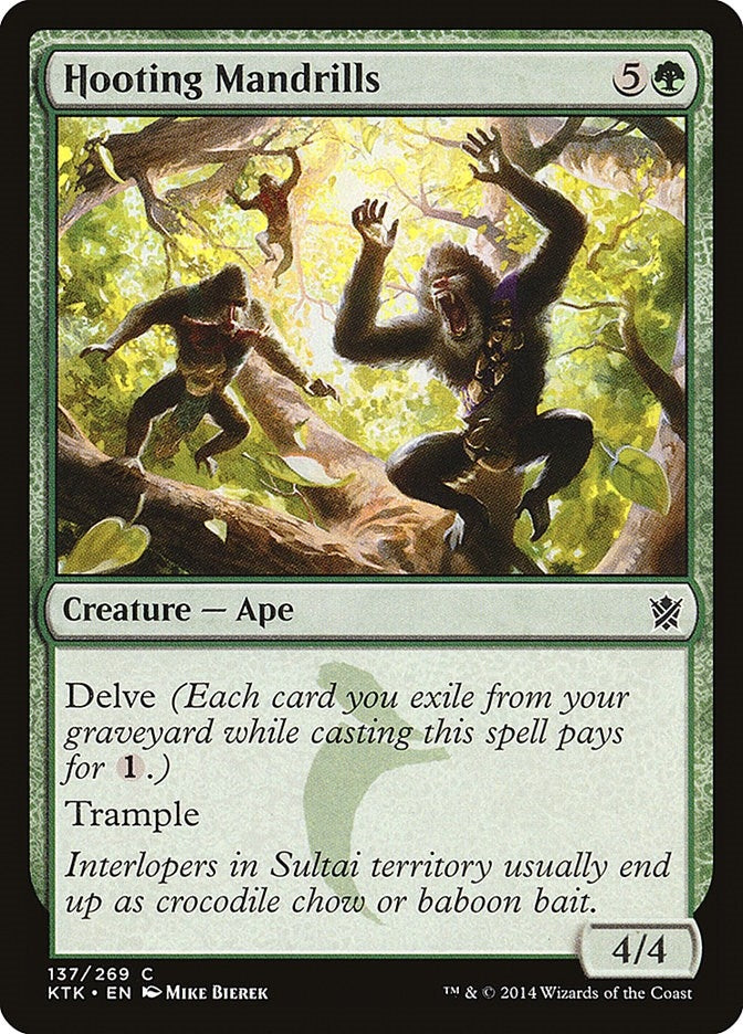 Image for Hooting Mandrills (137) [Khans of Tarkir] - Magic: The Gathering