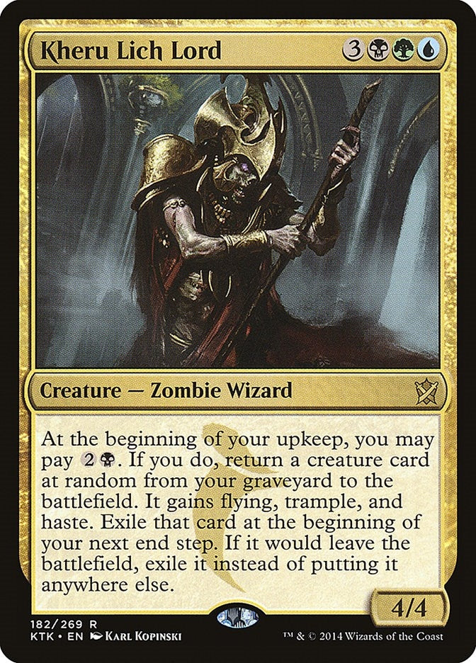 Image for Kheru Lich Lord (182) [Khans of Tarkir] - Magic: The Gathering