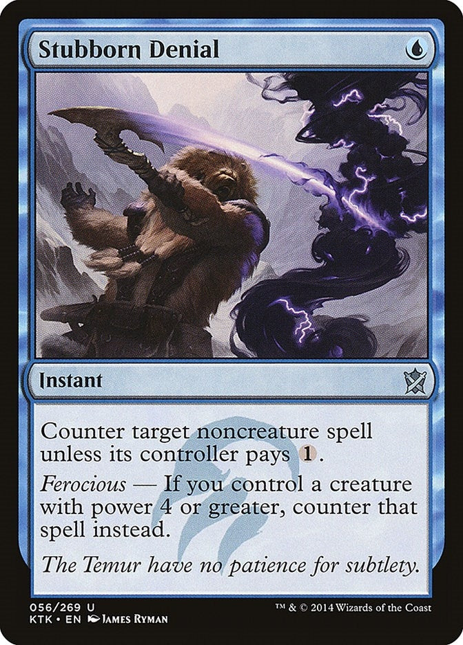 Image for Stubborn Denial (56) [Khans of Tarkir] - Magic: The Gathering