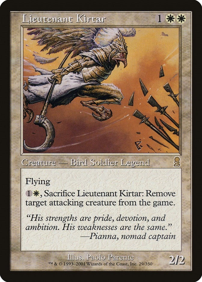 Image for Lieutenant Kirtar (29) [Odyssey] - Magic: The Gathering