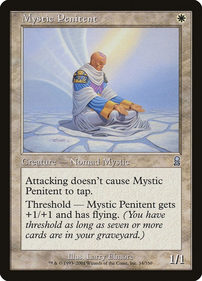 Image for Mystic Penitent (34) [Odyssey] - Magic: The Gathering